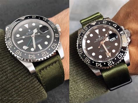 green nato strap rolex|best strap for Rolex submariner.